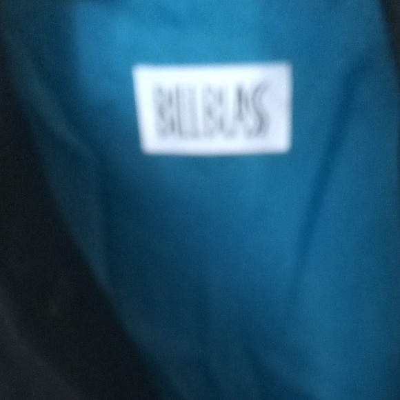 bill blass Teal-Blue Lined Coat 100 % Wool Made In Japan - Picture 3 of 4